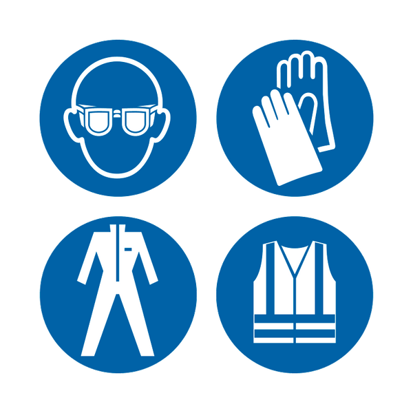Combination PPE Signs