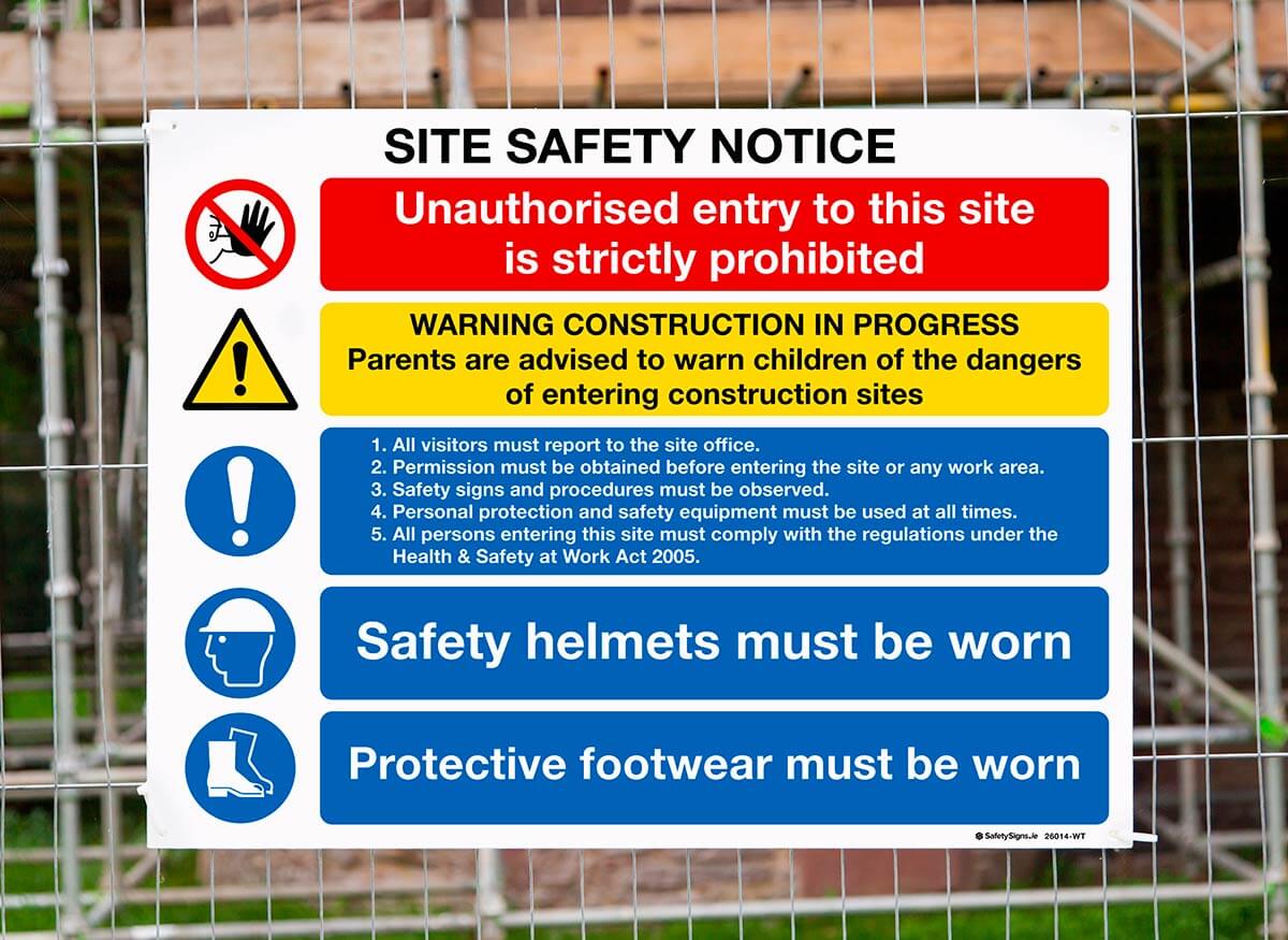 Site Safety Notices