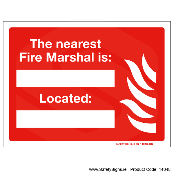 Nearest Fire Marshal - 14048