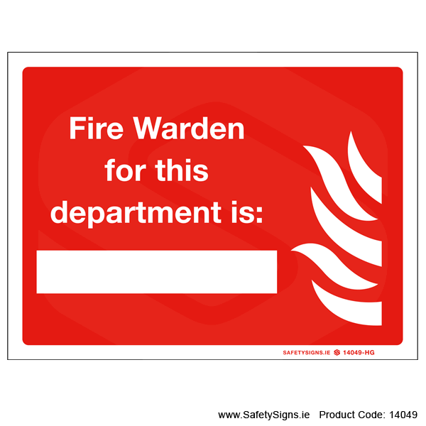 Fire Warden - 14049