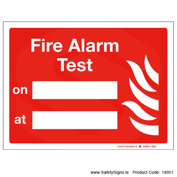 Fire Alarm Test - 14051