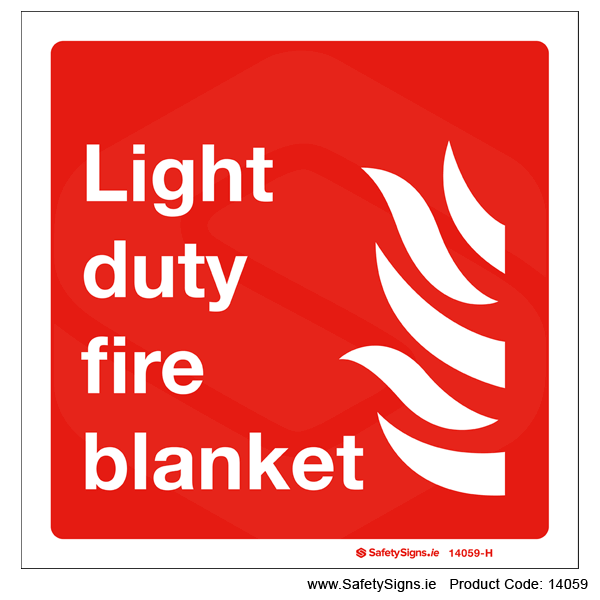 Light Duty Fire Blanket - 14059