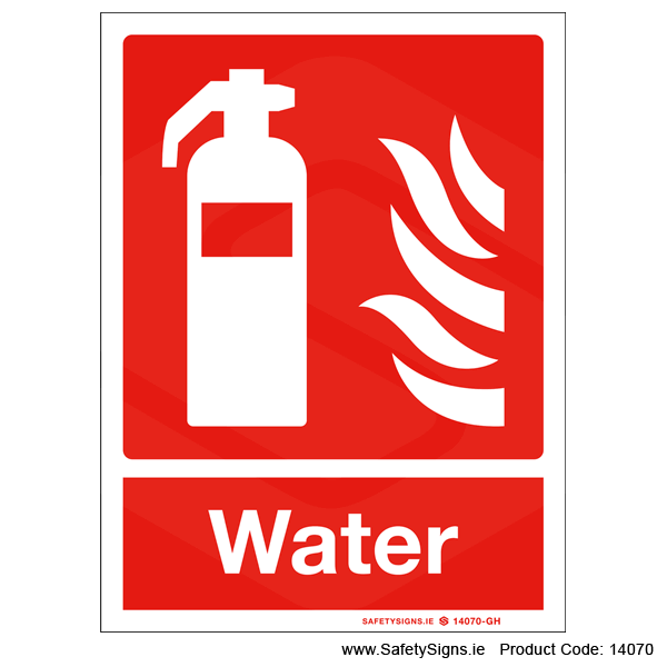 Fire Extinguisher SG17 Water - 14070