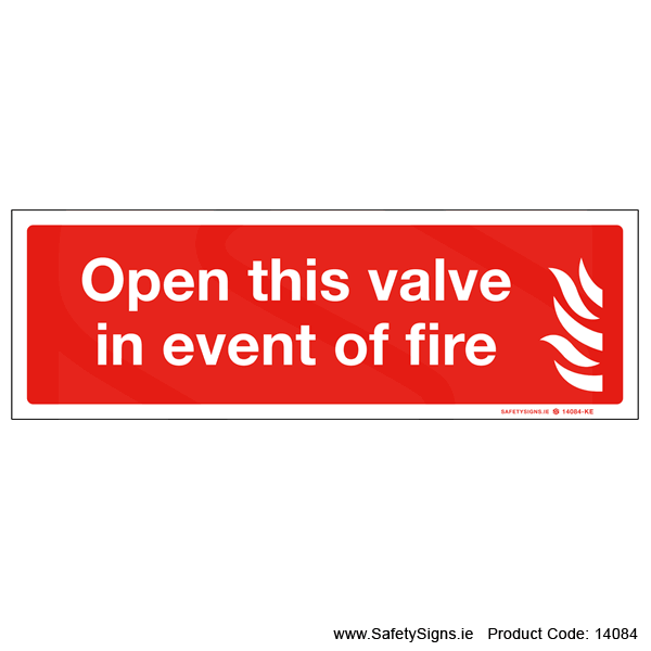 Open Valve in event of Fire - 14084