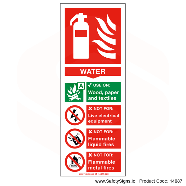 Fire Extinguisher SG14 Water - 14087
