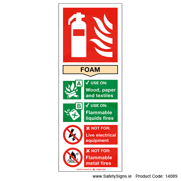 Fire Extinguisher SG14 Foam - 14089