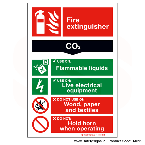 Fire Extinguisher SG15 CO2 - 14095