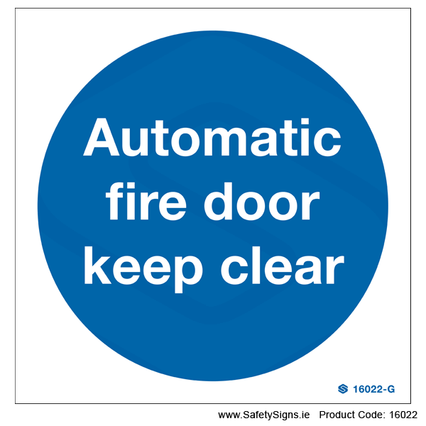 Automatic Fire Door - 16022
