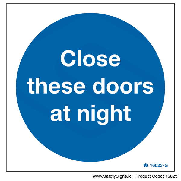 Close these Doors - 16023
