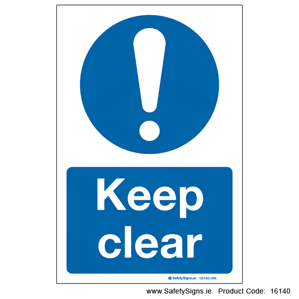 Keep Clear - 16140