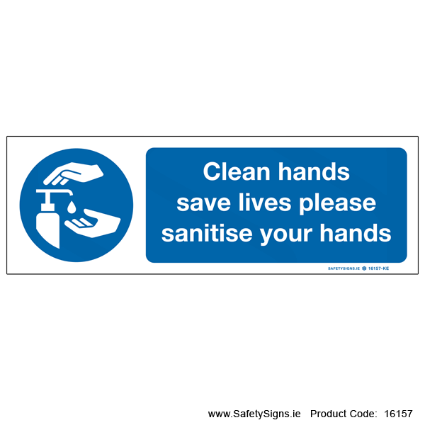 Sanitise Your Hands - 16157