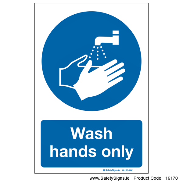 Wash Hands Only - 16170