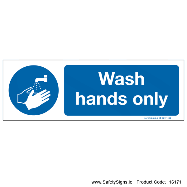 Wash Hands Only - 16171