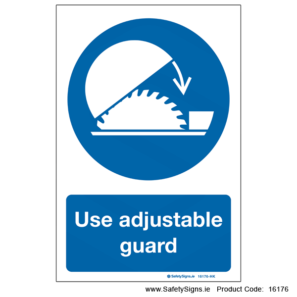 Use Adjustable Guard - 16176