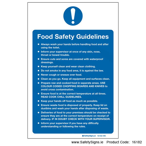 Food Safety Guidelines - 16182
