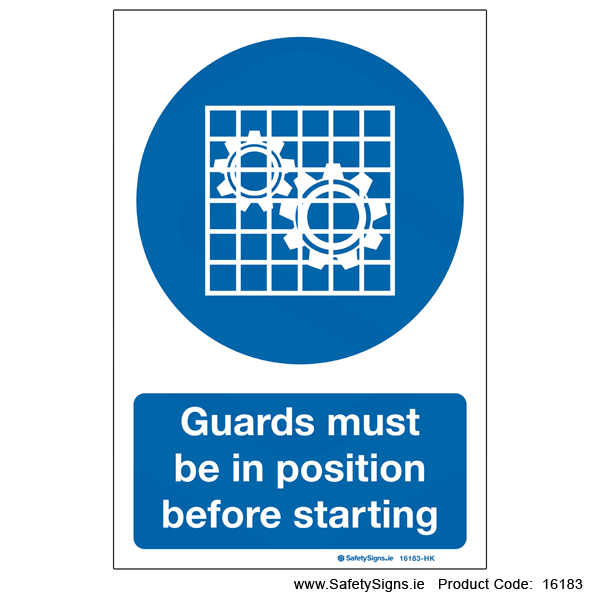 Guards must be in Postion - 16183