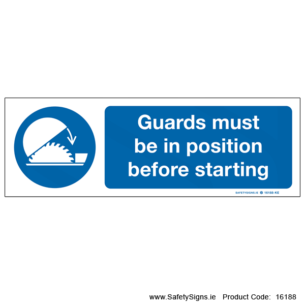 Guards must be in Position - 16188