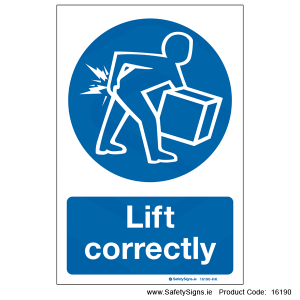 Lift Correctly - 16190