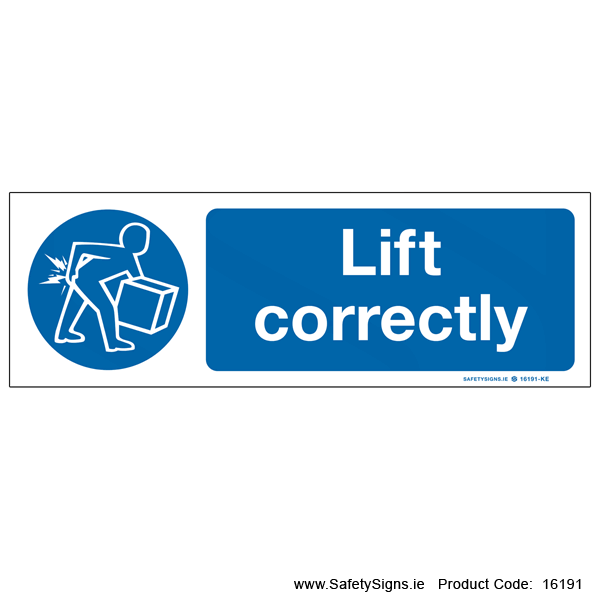 Lift Correctly - 16191