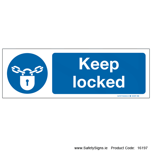 Keep Locked - 16197