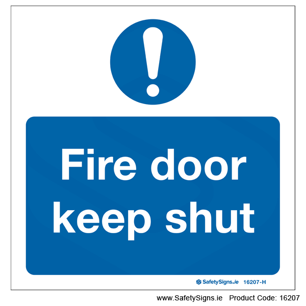 FIre Door Keep Shut - 16207