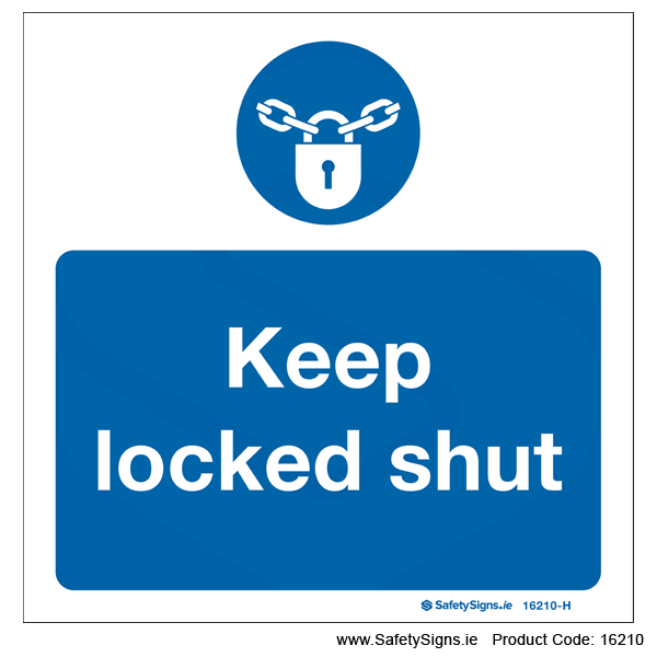 Keep Locked - 16210