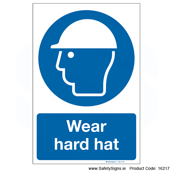 Wear Hard Hat - 16217