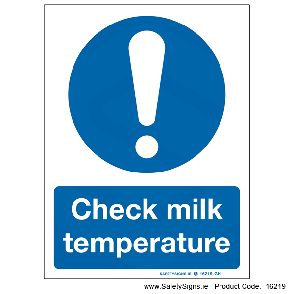 Check Milk Temperature - 16219