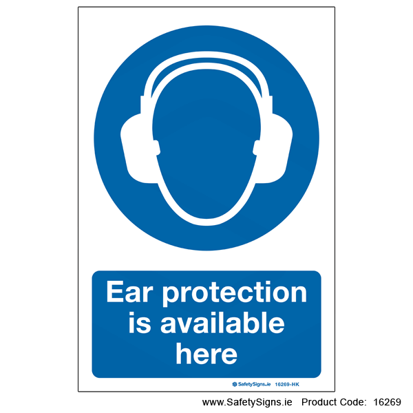 Ear Protection Available Here - 16269