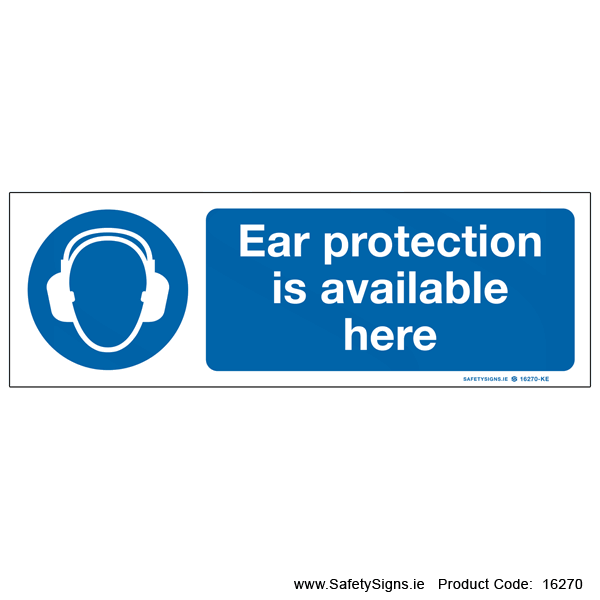 Ear Protection Available Here - 16270