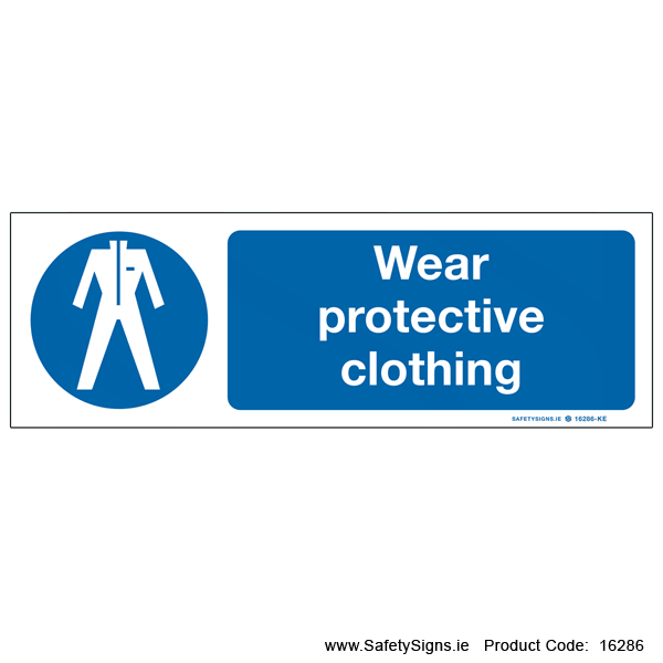 Wear Protective Clothing - 16286