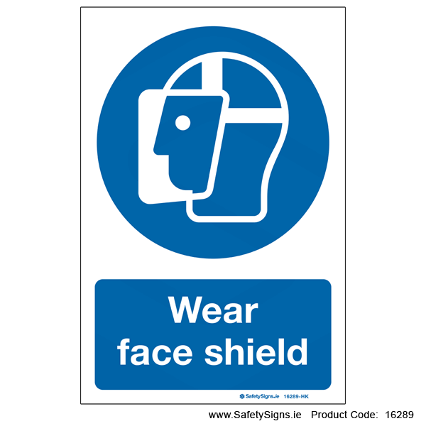 Wear Face Shield - 16289