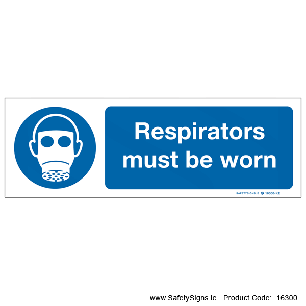 Respirators must be Worn - 16300