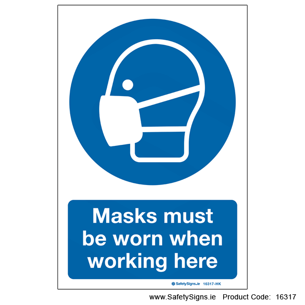 Masks must be Worn - 16317