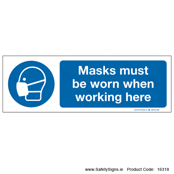 Masks must be Worn - 16318