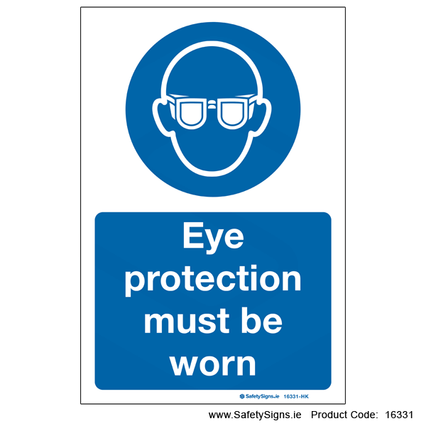 Eye Protection must be Worn - 16331