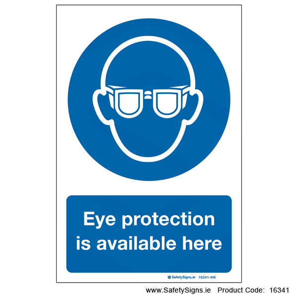 Eye Protection Available Here - 16341