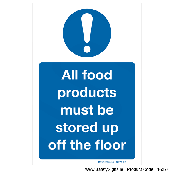 Store Food up off Floor - 16374