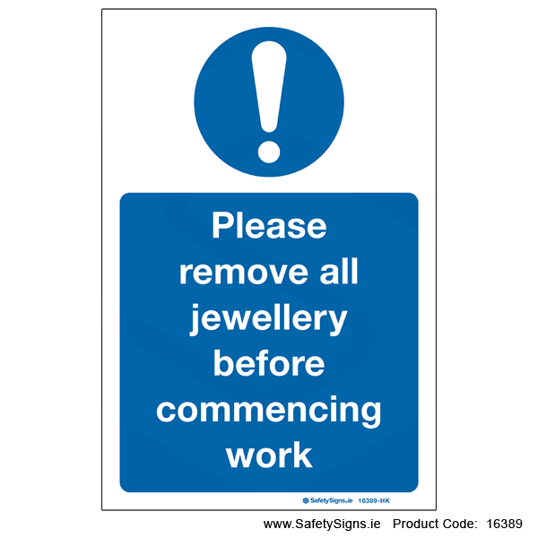 Remove all Jewellery - 16389