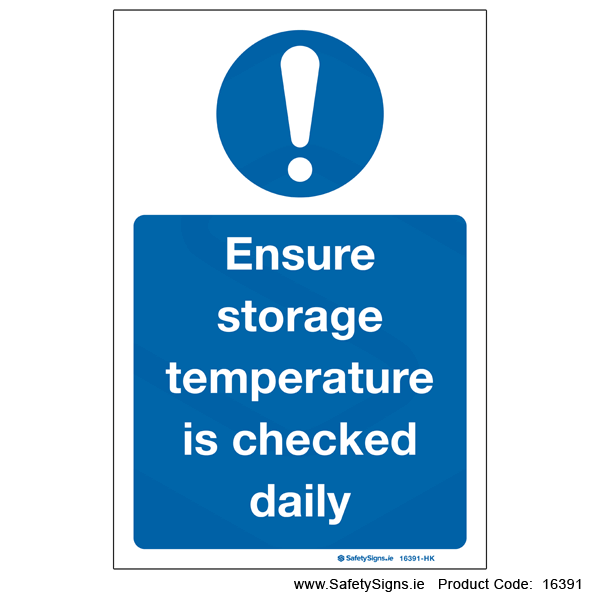 Check Temperature Daily - 16391