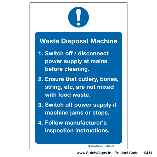 Waste Disposal Machine - 16411