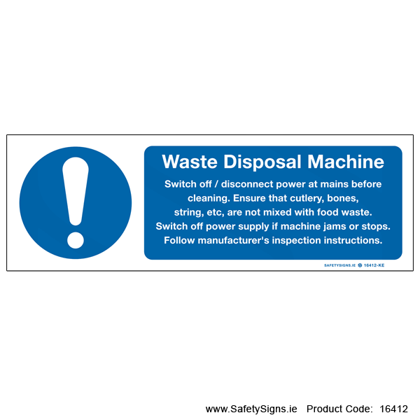 Waste Disposal Machine - 16412