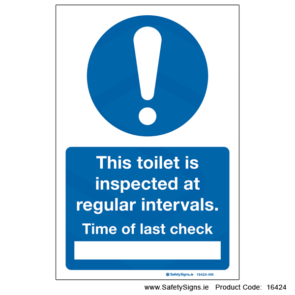 Toilet Inspection Check - 16424