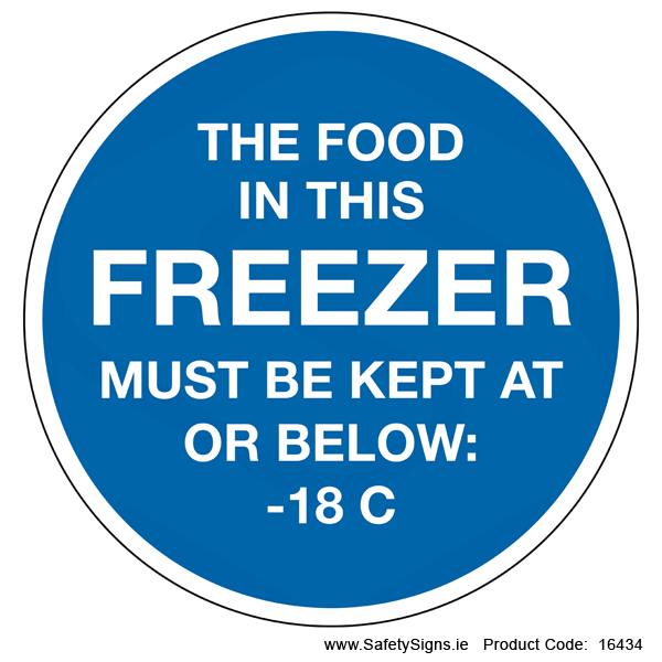 Freezer Temperature (Circular) - 16434