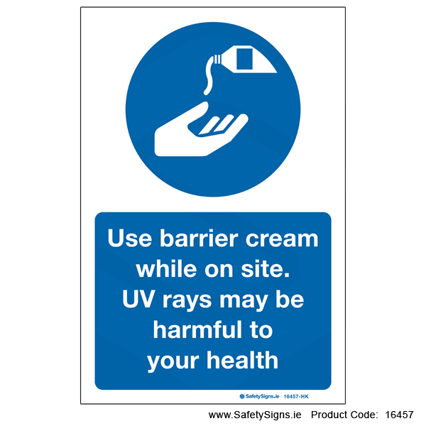 Use Barrier Cream - 16457