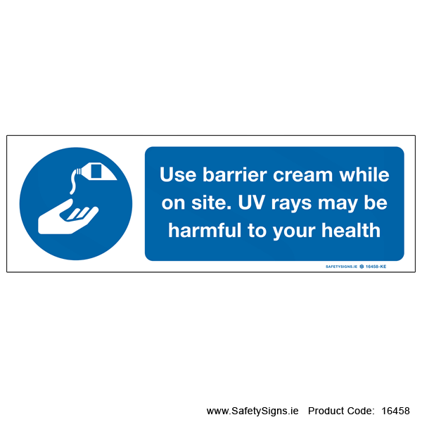 Use Barrier Cream - 16458