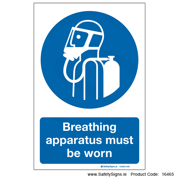 Breathing Apparatus must be Worn - 16465