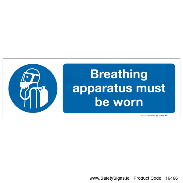Breathing Apparatus must be Worn - 16466