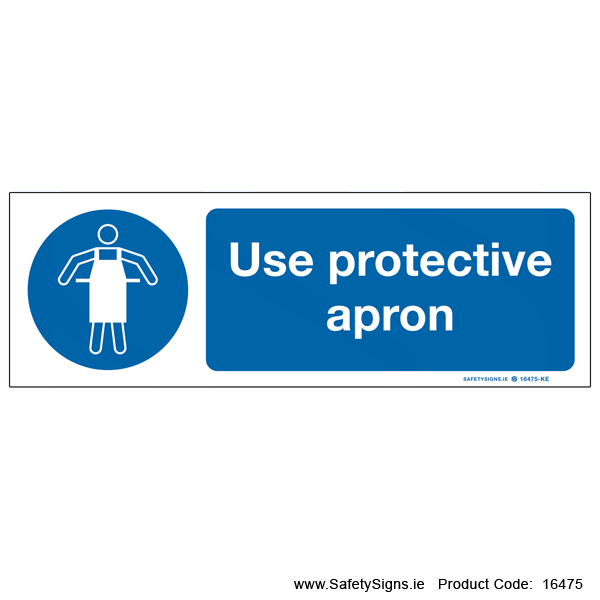 Use Protective Apron - 16475