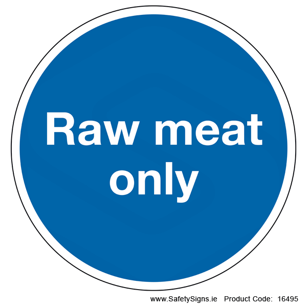 Raw Meat Only (Circular) - 16495